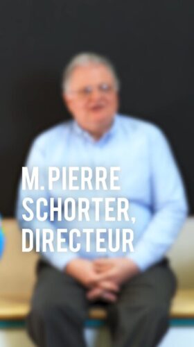 Témoignage Pierre Schorter<br>Directeur de l'établissement